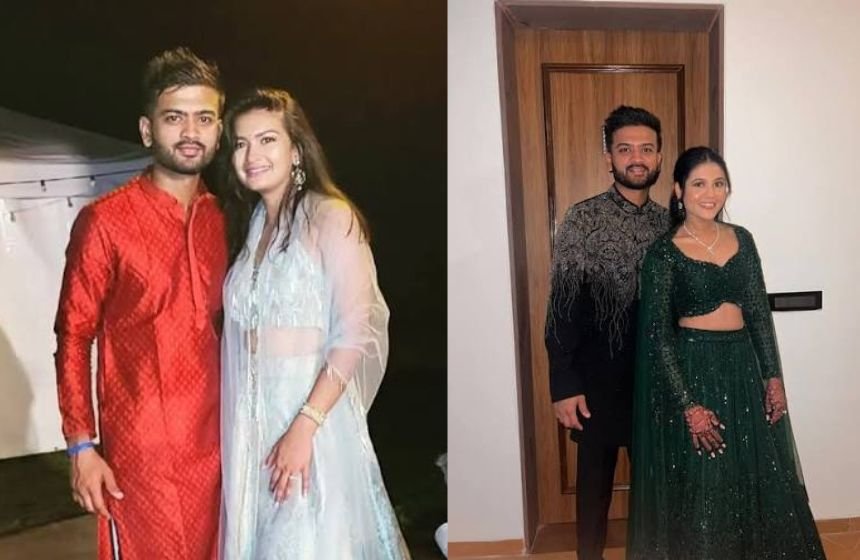 Monank Patel with Wife Himani  Gohli